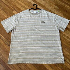 Quiksilver Chandler Jaquard Mens T-shirt Y2K sz XL Summer Surf Aztec
